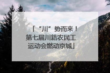 “川”势而来！第七届川籍农民工运动会燃动京城