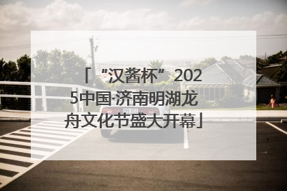 “汉酱杯”2025中国·济南明湖龙舟文化节盛大开幕
