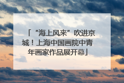 “海上风来”吹进京城！上海中国画院中青年画家作品展开幕