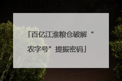 百亿江淮粮仓破解“农字号”提振密码