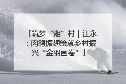 筑梦“湘”村｜江永：肉鸽振翅绘就乡村振兴“金羽画卷”