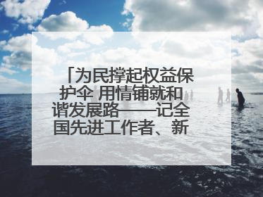 为民撑起权益保护伞 用情铺就和谐发展路——记全国先进工作者、新区项目建设中心干部卢小勇
