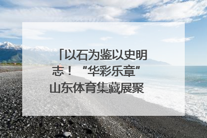 以石为鉴以史明志！“华彩乐章”山东体育集藏展聚焦“岱石丹心”