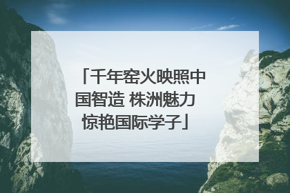 千年窑火映照中国智造 株洲魅力惊艳国际学子
