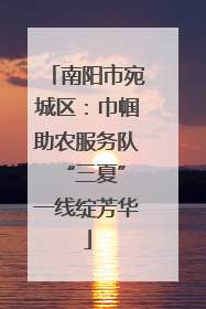 南阳市宛城区：巾帼助农服务队 “三夏”一线绽芳华