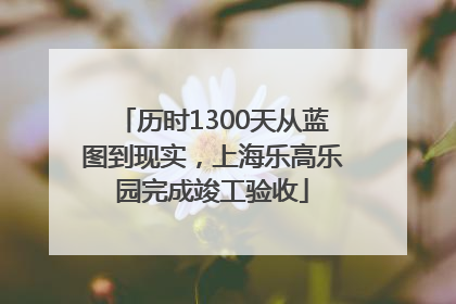 历时1300天从蓝图到现实，上海乐高乐园完成竣工验收