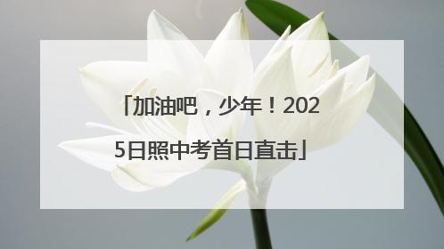 加油吧，少年！2025日照中考首日直击