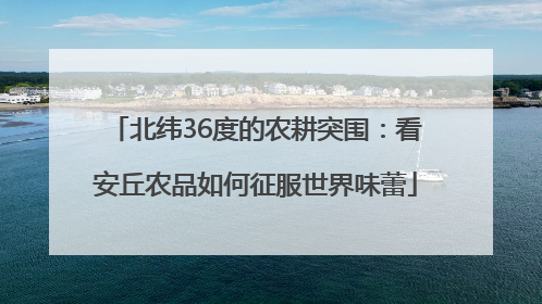 北纬36度的农耕突围：看安丘农品如何征服世界味蕾