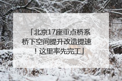 北京17座重点桥系桥下空间提升改造提速！这里率先完工