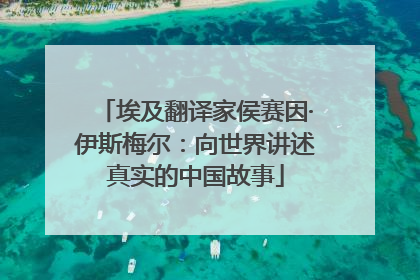 埃及翻译家侯赛因·伊斯梅尔：向世界讲述真实的中国故事