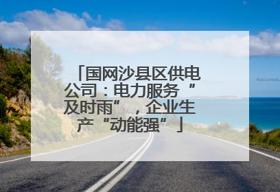 国网沙县区供电公司：电力服务“及时雨”，企业生产“动能强”