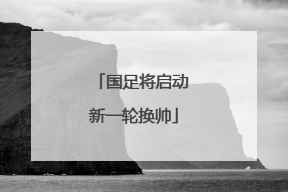 国足将启动新一轮换帅