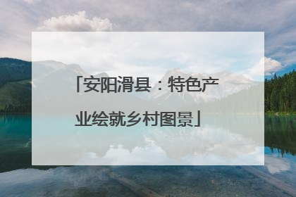 安阳滑县：特色产业绘就乡村图景