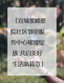 宜城紫峰雅院社区邻里服务中心璀璨绽放 共启美好生活新篇章