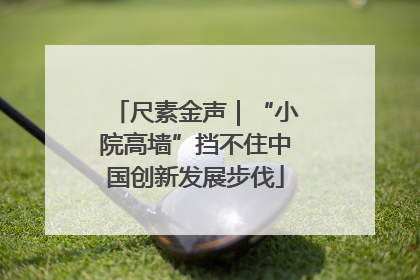 尺素金声｜“小院高墙”挡不住中国创新发展步伐