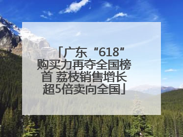 广东“618”购买力再夺全国榜首 荔枝销售增长超5倍卖向全国