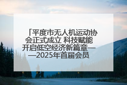 平度市无人机运动协会正式成立 科技赋能开启低空经济新篇章——2025年首届会员大会暨无人机应用发展论坛成功举办