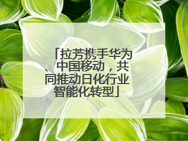 拉芳携手华为、中国移动，共同推动日化行业智能化转型