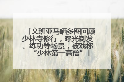 文班亚马晒多图回顾少林寺修行，曝光剃发、练功等场景，被戏称“少林第一高僧”