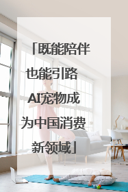 既能陪伴也能引路 AI宠物成为中国消费新领域