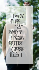 春光作序 “艺”彩纷呈！常熟经开区（碧溪街道）“滨”纷工“荟”·职工艺课堂点亮春日时光