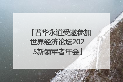 普华永道受邀参加世界经济论坛2025新领军者年会