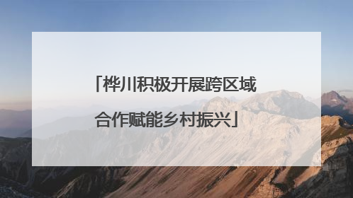 桦川积极开展跨区域合作赋能乡村振兴