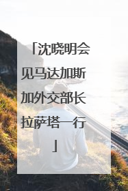 沈晓明会见马达加斯加外交部长拉萨塔一行