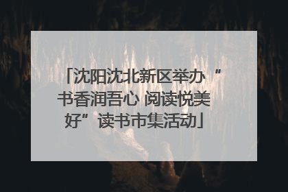 沈阳沈北新区举办“书香润吾心 阅读悦美好”读书市集活动