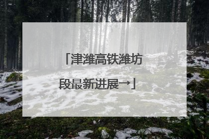 津潍高铁潍坊段最新进展→
