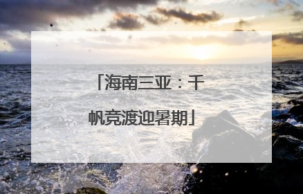 海南三亚：千帆竞渡迎暑期