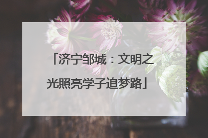 济宁邹城：文明之光照亮学子追梦路