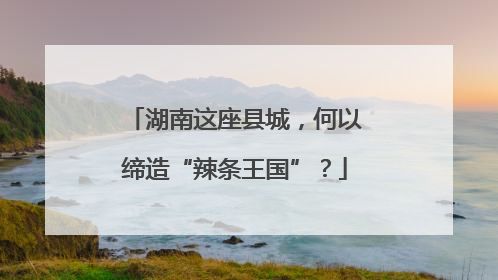 湖南这座县城，何以缔造“辣条王国”？