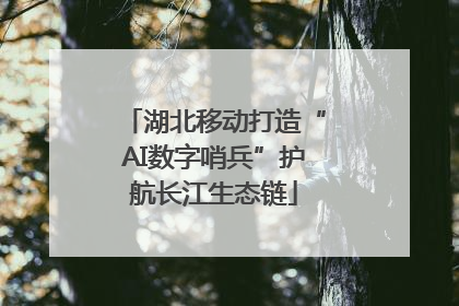 湖北移动打造“AI数字哨兵”护航长江生态链