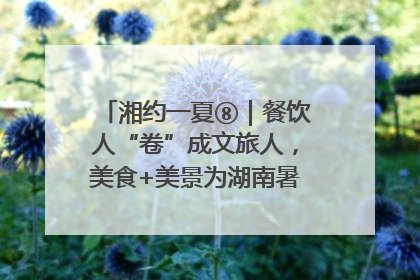 湘约一夏⑧｜餐饮人“卷”成文旅人，美食+美景为湖南暑期旅游上大分