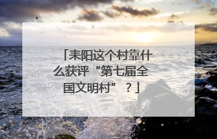 耒阳这个村靠什么获评“第七届全国文明村”？