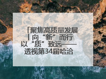 聚焦高质量发展丨向“新”而行 以“质”致远——透视第34届哈洽会上的创新动能