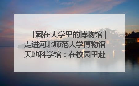 藏在大学里的博物馆｜走进河北师范大学博物馆天地科学馆：在校园里赴一场“宇宙之约”