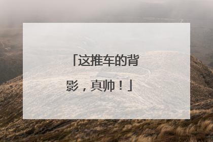 这推车的背影，真帅！