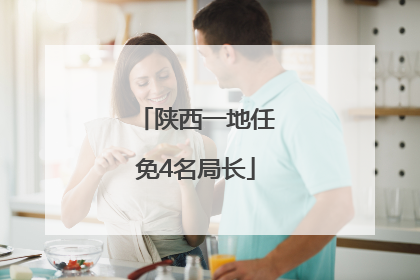 陕西一地任免4名局长