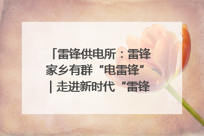 雷锋供电所：雷锋家乡有群“电雷锋”｜走进新时代“雷锋传人 长沙榜样”