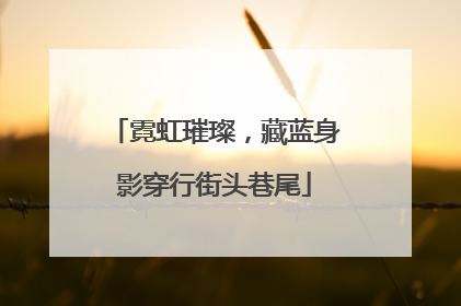 霓虹璀璨，藏蓝身影穿行街头巷尾
