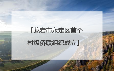 龙岩市永定区首个村级侨联组织成立