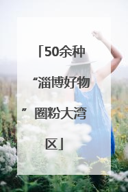 50余种“淄博好物”圈粉大湾区